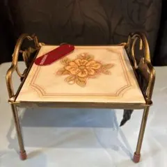 値下！￼アイアンフラワースタンド　未使用デッドストック品￼ ロココ調