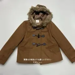 【M】earth music&ecology ダッフルコート ファー付き