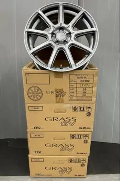 送料込★新品4本セット★YFC グラスSV★17×7J 100-5H★XVのサムネイル