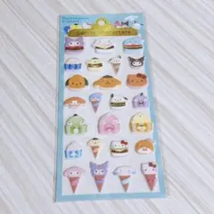 新品　サンリオ　サンリオキャラクターズ　マシュマロシール　食べ物系　シール交換