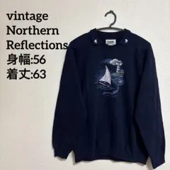 【カナダ製レア】Northern Reflections ビンテージ 船・灯台