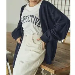 お値下げ。WEGO/ドロップショルダーカラーカーディガン