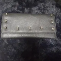 Claire's長財布 黒 ドクロのサムネイル