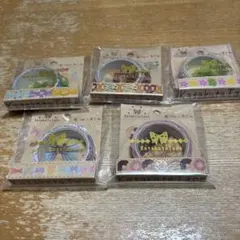 ☆新品未開封☆カラフルデザインKATAKATAテープ5個セット　ワールドクラフト