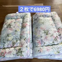 新品 未使用 生地 綿 100％使用 敷布団 シングル 2枚セット - メルカリ