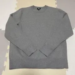 ウォッシャブルミラノリブクルーネックセーター