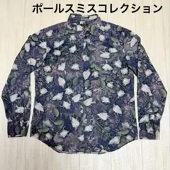 Paul Smith COLLECTIONフローラルシャツLサイズ 日本製 美品