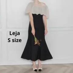 leja 2WAYオフショルダーパフスリーブマーメイドワンピースドレス