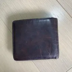 genten 財布　レザー　二つ折りのサムネイル
