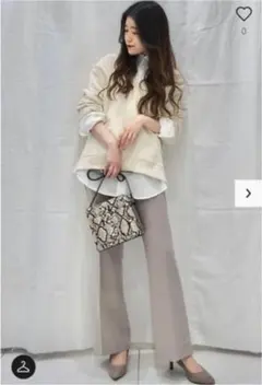 GU 2WAYストレッチフレアパンツ Mサイズ