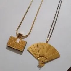 ネックレス2点セット ゴールド ヴィンテージアクセサリー