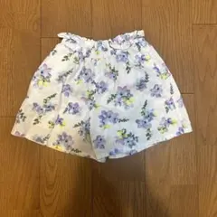 【グローバルワーク】花柄キュロットスカート130cm⭐︎匿名配送⭐︎即購入可