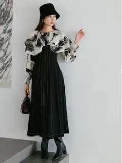 【新品】snidel ステッチコルセットライクジャンスカ