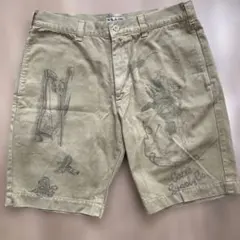 CALEE キャリー　チノショーツ　ショートパンツ　L カウボーイ　デザイン