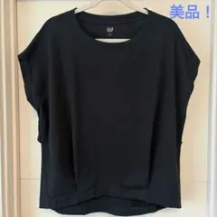 GAP ギャップ フレンチスリーブTシャツ ブラック Mのサムネイル