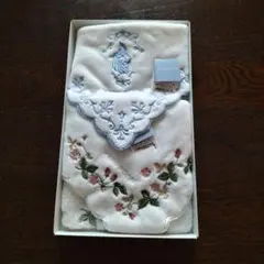 WEDGWOOD 刺繍入 ハンドタオルセット 2枚組