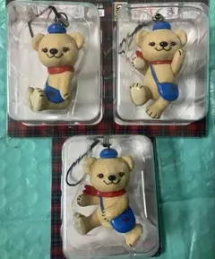 ぽすくま　ストラップ 3点セット　郵便局配布品
