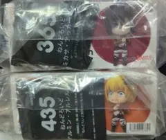 新品 ねんどろいど ミカサ•アッカーマン + アルミン•アルレルト セット