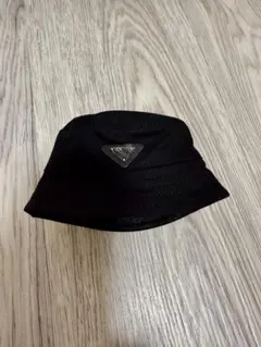 k-popぬいぐるみ15cm用 黒 バケットハット