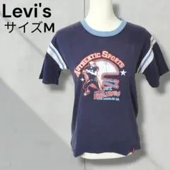 Levi's　リーバイス　刺繍　プリント　Tシャツ ヴィンテージ アメカジ　Mのサムネイル