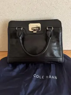 COLE HAAN ハンドバッグ ブラック レザー