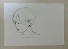 ペン画　A4 9枚セット