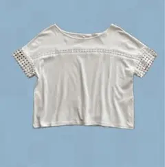 アナイ　袖カットレース　Tシャツ　Mのサムネイル