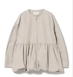 beams ノーカラー バルーン ジップ ブルゾンのサムネイル