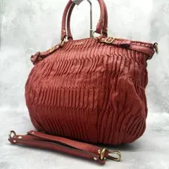 COACH コーチ ショルダーバッグ 2way マディソン ギャザー 斜め掛け