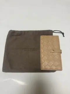 BOTTEGA VENETA ボッテガヴェネタ　ベージュスマホケース　収納袋付き
