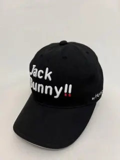 【Jack Bunny!!】キャップ ブラック ゴルフ