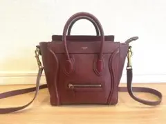 ✴︎セリーヌ✴︎バッグ✴︎美品ラゲージナノ格安SALE✴︎コール✴︎ブルー✴︎あんしん鑑定可 ✴︎セリーヌ✴︎バッグ✴︎美品ラゲージナノ格安SALE✴︎コール