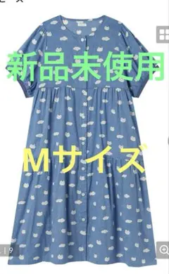 7/25迄　完売品★ツモリチサトスリープ★ワコール　綿混　ワンピース　楊柳　ネコのサムネイル