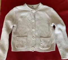 ニットショートジャケット風カーディガン（長袖）S