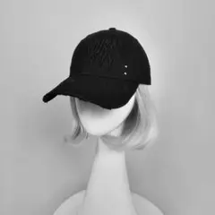 グランシー GRANCY EyeletDesign DamageCap ブラック - メルカリ