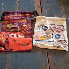 入園準備 コップ袋 カーズ マックイーン&トミカ