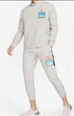 NIKE ランニング セットアップ DRI-FIT グレー