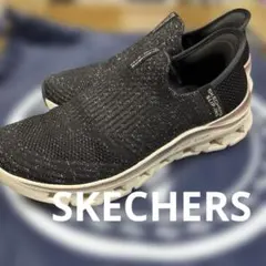 本日値下げ！SKECHERS SLIP-INS ブラック スニーカー 24cm