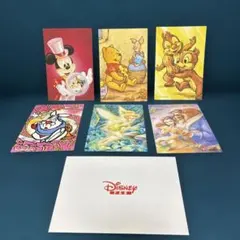 レア物　ディズニーポストカード6枚セット