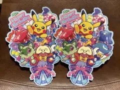 ポケモンセンターオンライン詰合せ7点（バースデーカード　ステッカー　ティッシュ）
