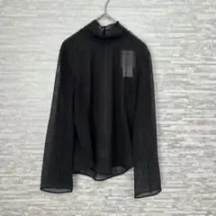 ユニクロ マメクロゴウチ メッシュハイネックトップ M 黒　新品・未使用