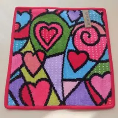 新品 ☆彡FEILER ハートビート HEARTBEAT レッド ハンドタオル