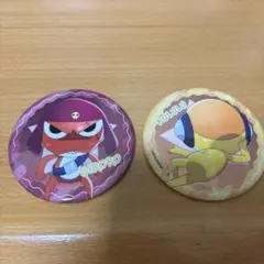 ケロロ軍曹 ホロ缶バッジ ギロロ クルル