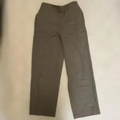 【ユニクロ】ブラッシュドジャージーストレートパンツ 丈標準 ベージュMサイズ