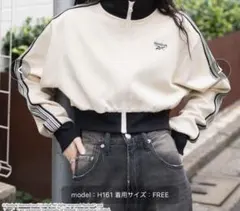 WEGO コラボ 別注Reebok ショートトラックジャケット