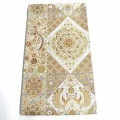 専用帯9078 ○川島織物謹製 高級 正絹 六通 袋帯 華文 花文 - メルカリ