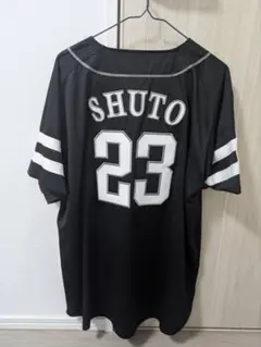 新品未使用 ソフトバンクホークス 周東 ユニフォーム ビジター Lサイズ ソフトバンクホークス 周東選手 ビジター レプリカユニフォーム Lサイズ