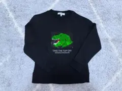 【GLOBAL WORK】 グローバルワーク トレーナー スパンコール 恐竜