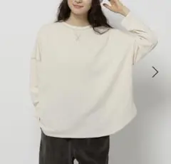 ニコアンド　ミニパイルステッチプルオーバー　Ｌサイズのサムネイル