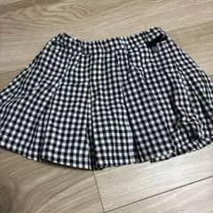 美品　petit main チェック柄スカート 100cm